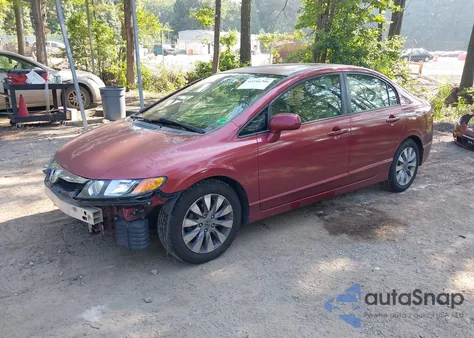 2010 Honda Civic Ex-L from USA, damaged, VIN 2HGFA1F99AH511837